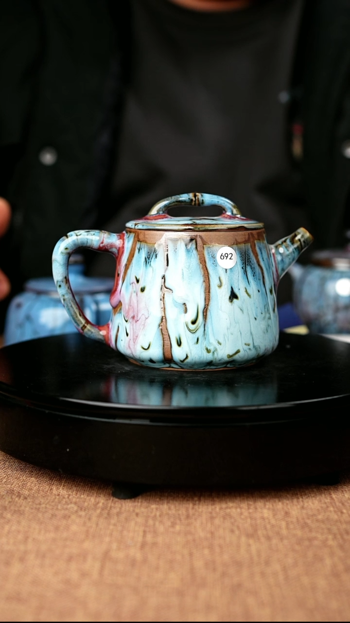 【闪购商品】692#白露伟一级品原矿钧瓷炉钧釉石瓢