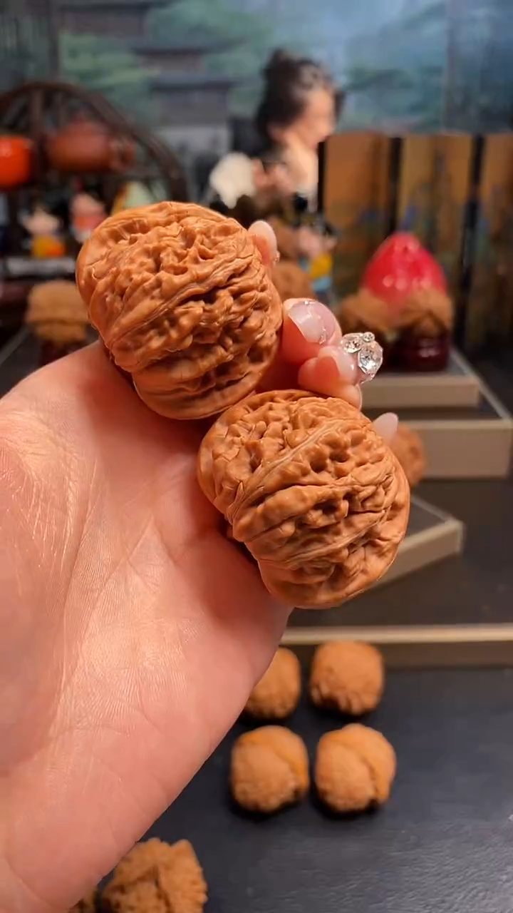 【闪购商品】文玩核桃吊坠H752四座楼44