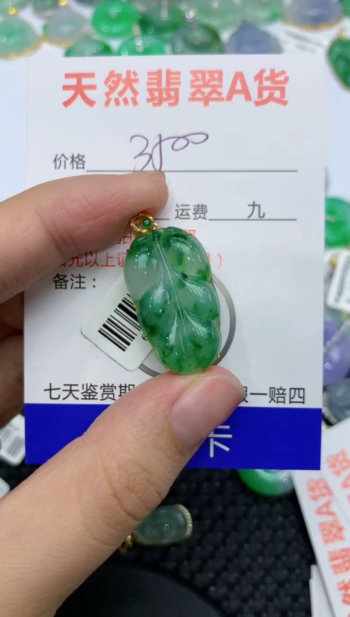 【闪购商品】翡翠颈饰18K金镶嵌11111111111