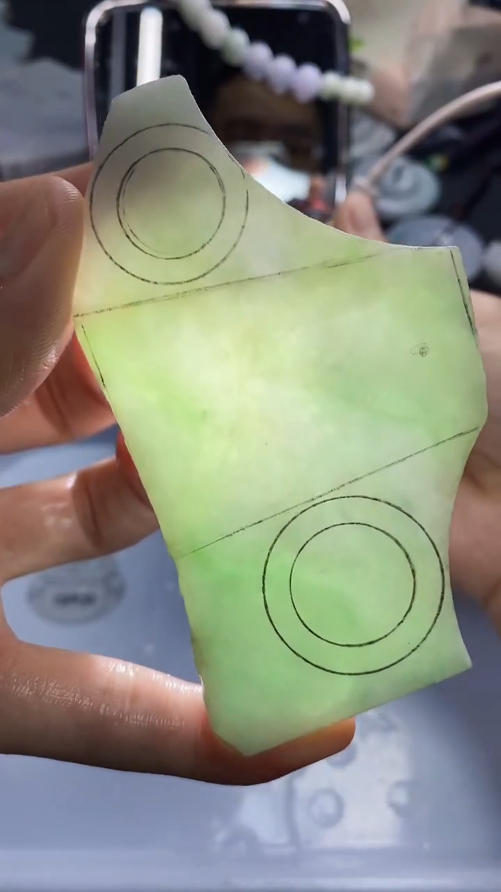 裸石翡翠天然缅甸A货【海】A007