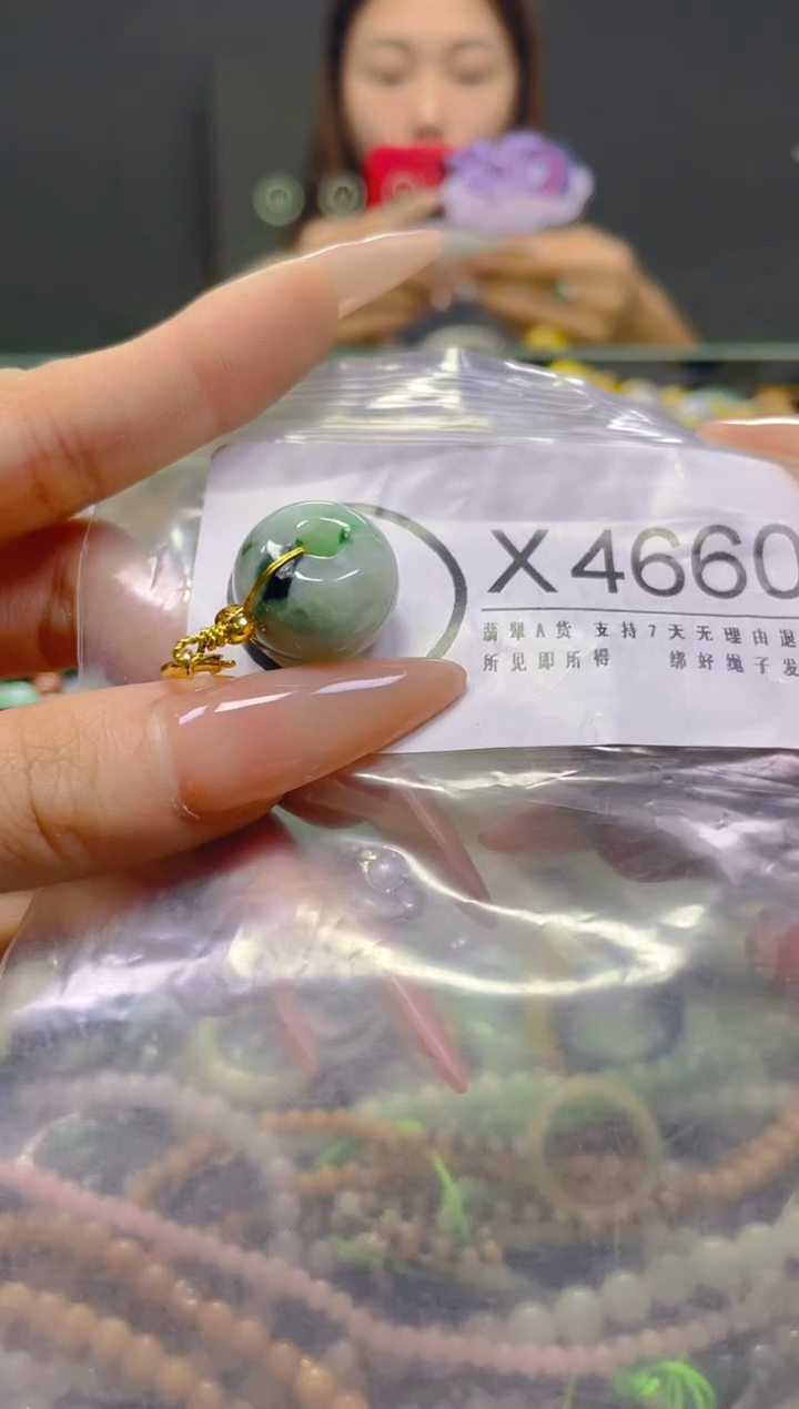颈饰未镶嵌翡翠/X/翡翠A货，一件也是批发价