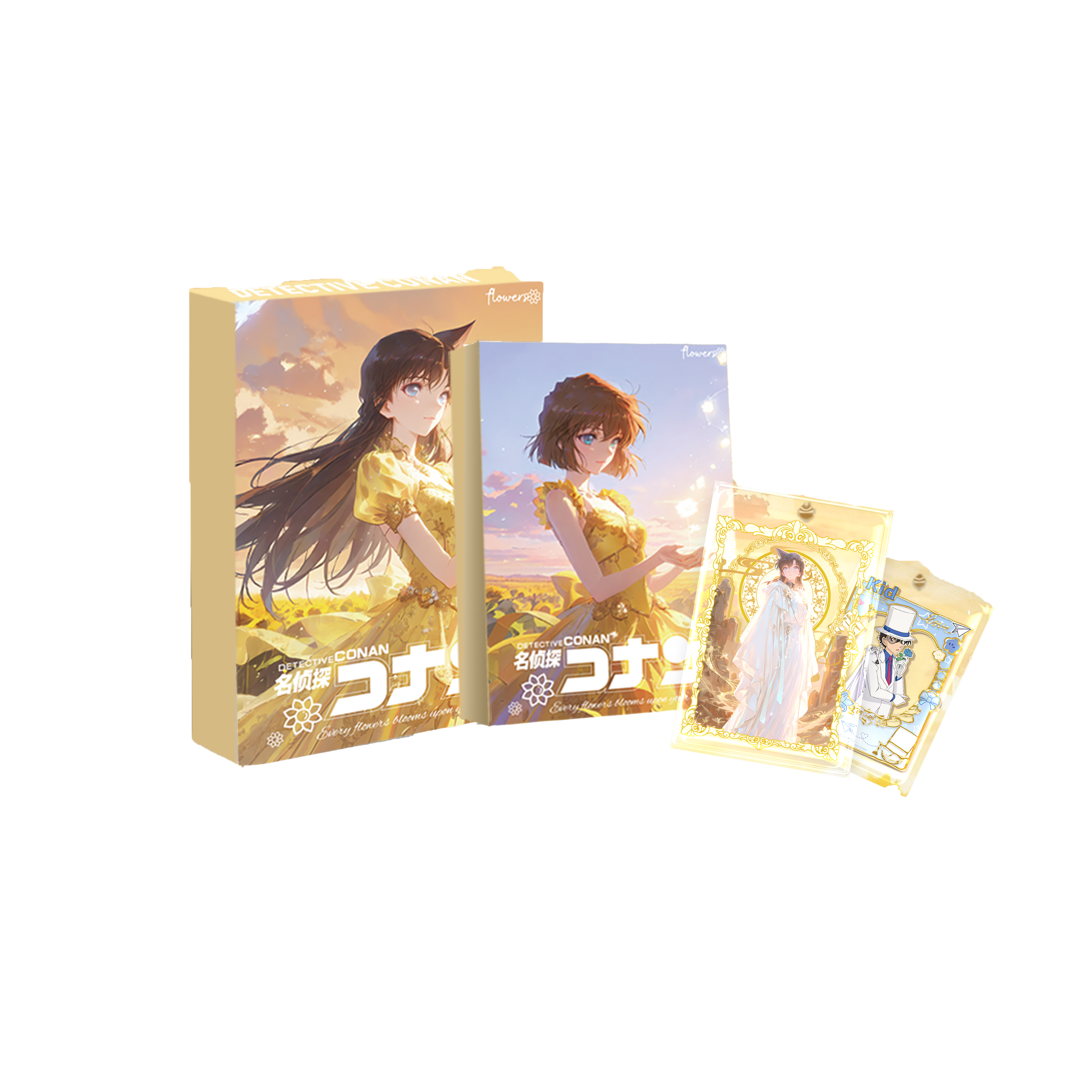 小羊【平拆】荔枝社 名侦探柯南 黯夜鎏光诗金属卡第二弹（默认代拆）