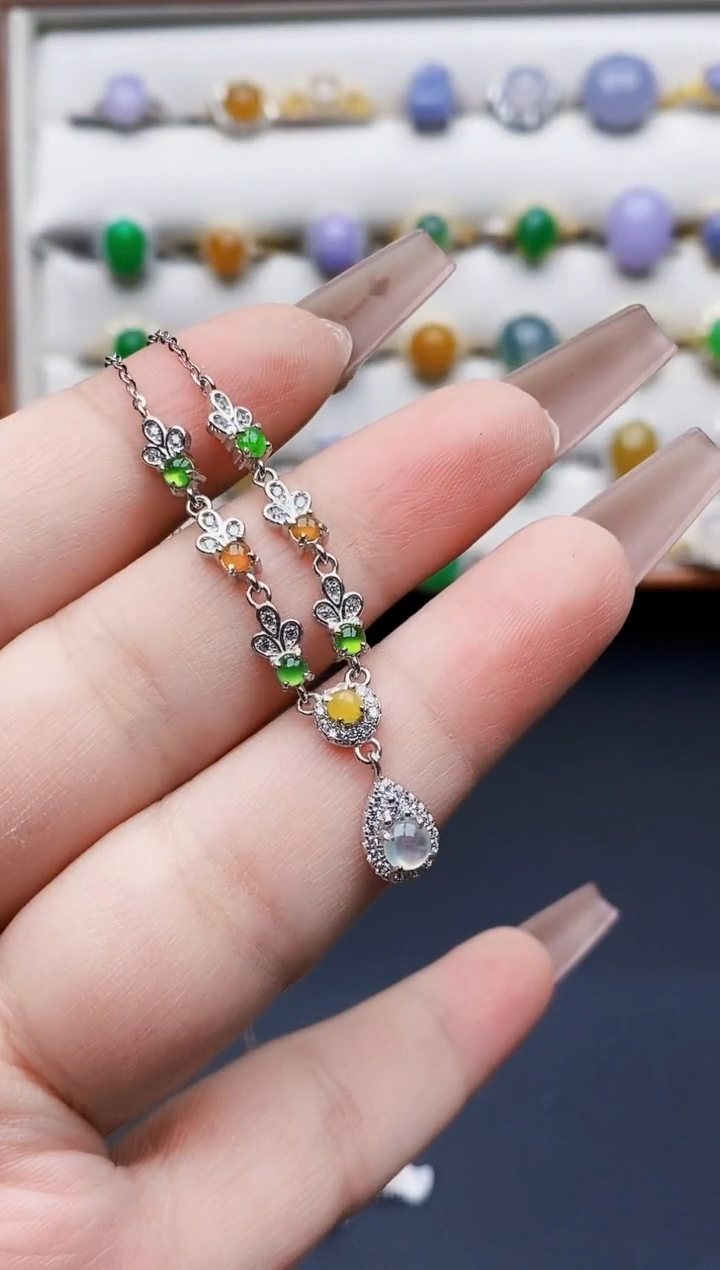 银S925镶嵌戒指翡翠1137