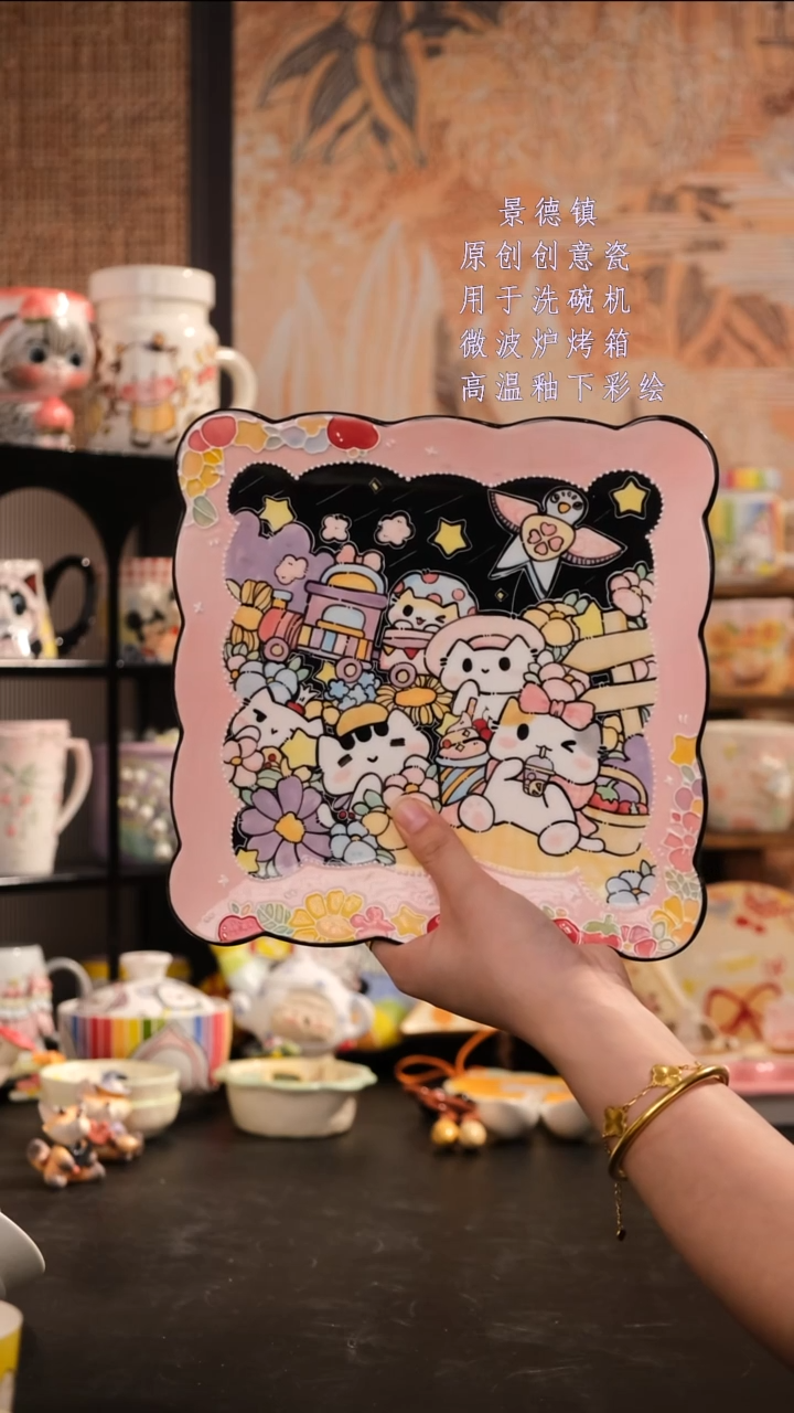 摆件陶旺的可以陶瓷设计师款