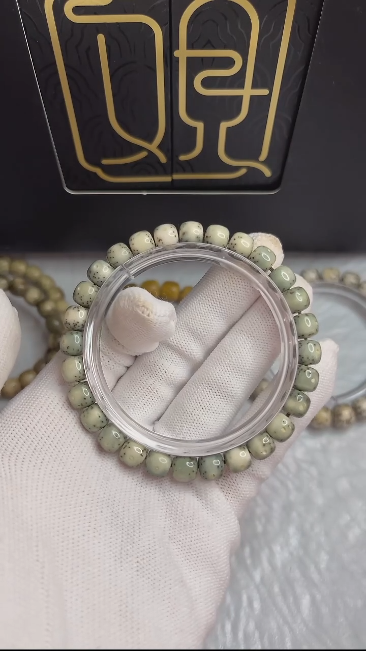 【闪购商品】星月菩提手串观系列.全玉化绿冰87
