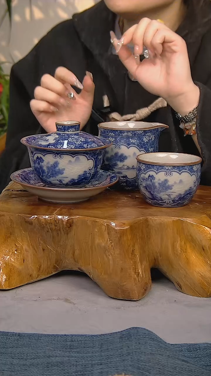 【闪购商品】3件套陶瓷茶具简装家用系列