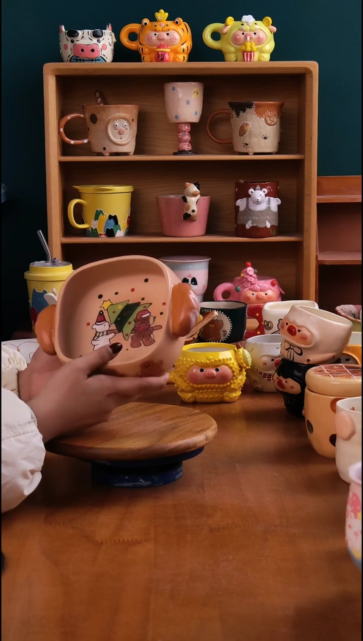 摆件陶景德镇原创手工陶瓷