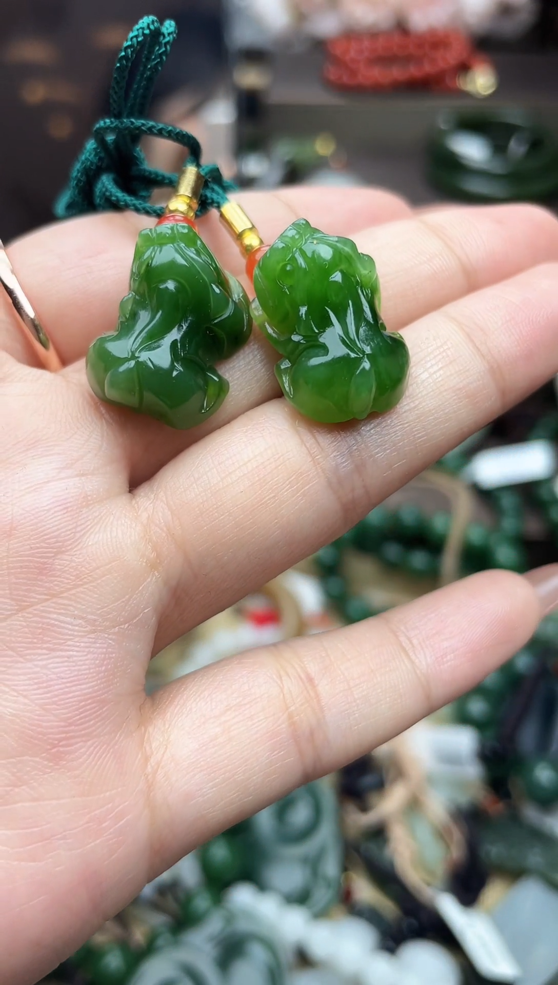 颈饰未镶嵌和田玉未镶嵌和田玉吊坠多样性拍一发一