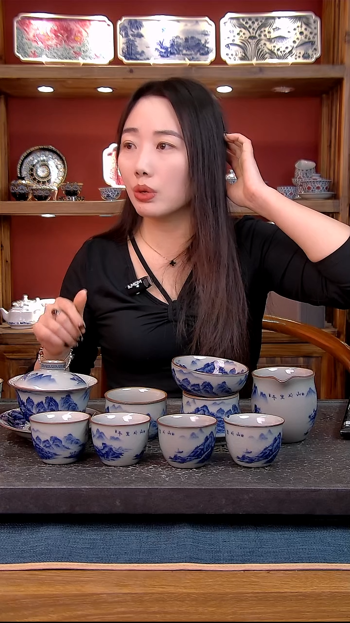 简装家用款8件套 老陶泥开片纹陶瓷茶具