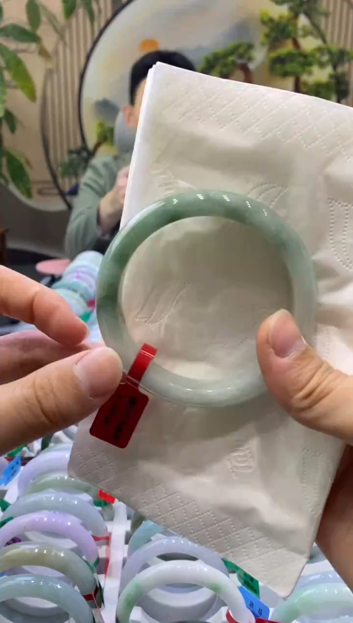 未镶嵌手镯翡翠8591