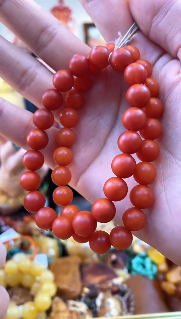 【闪购商品】南红玛瑙手串未镶嵌手串（多样性发其一）