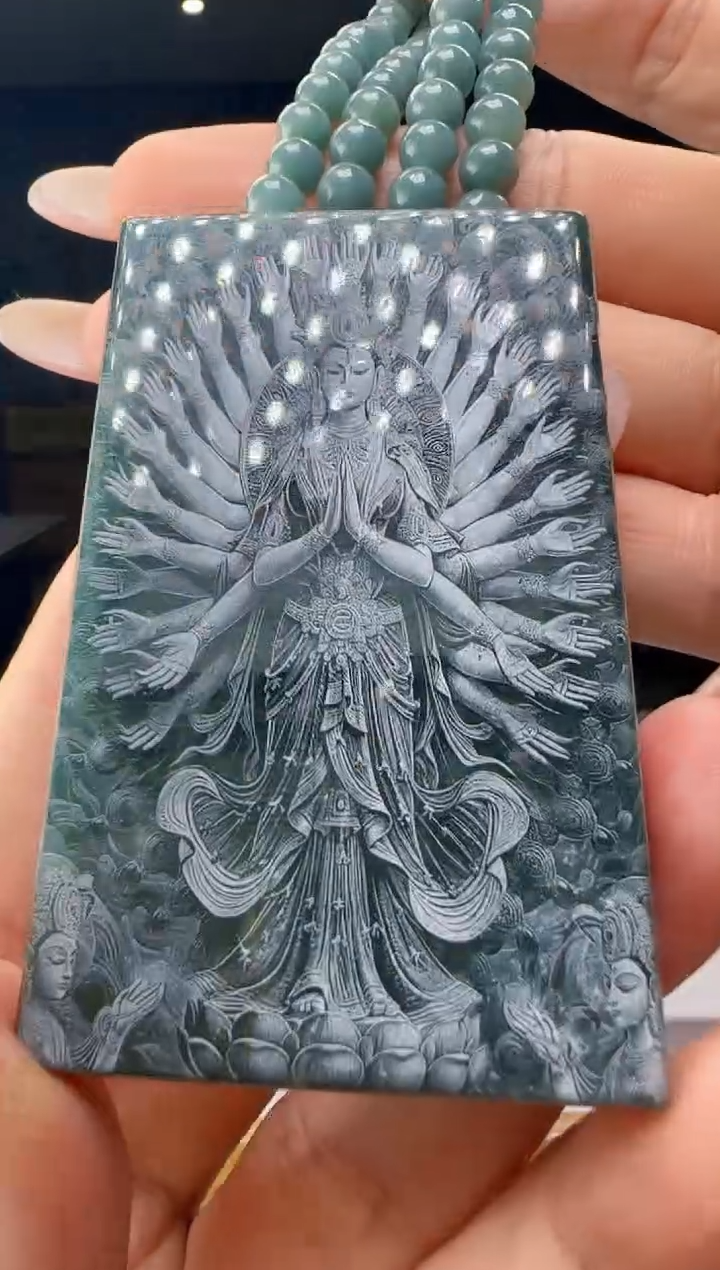 吊坠(赠链)未镶嵌翡翠多样性发其一YJ@@WS1WX41472