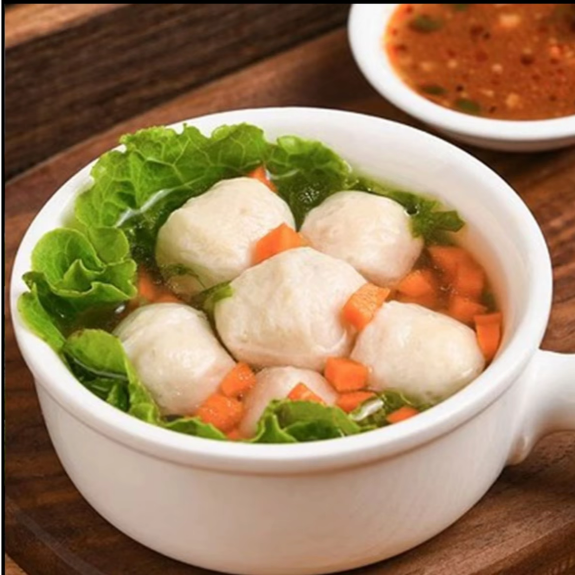 B【新疆包邮】黄花鱼肉丸试吃2包活鱼现做200g/包煲汤火锅烧烤食材