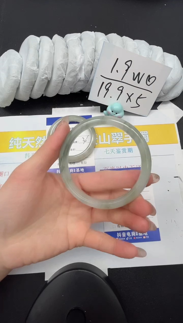 【闪购商品】石英质玉手镯合金239-62.9