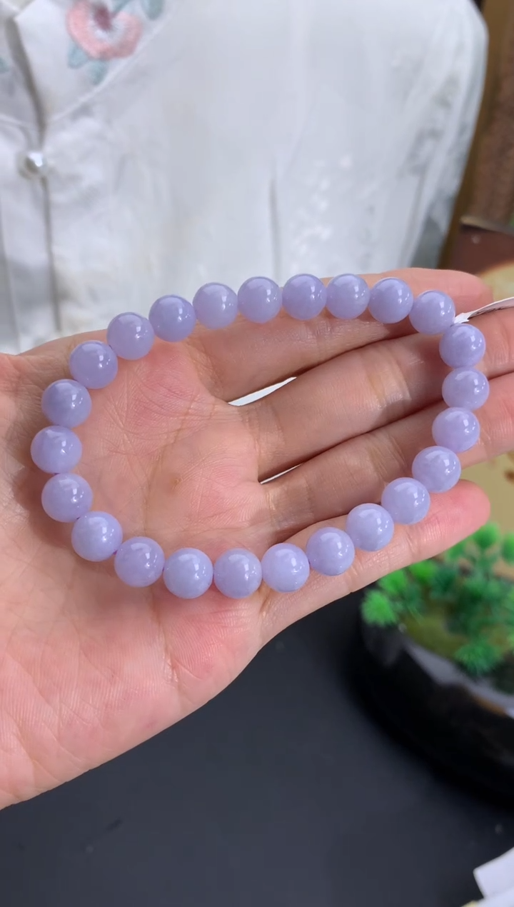未镶嵌手链翡翠卡8mm