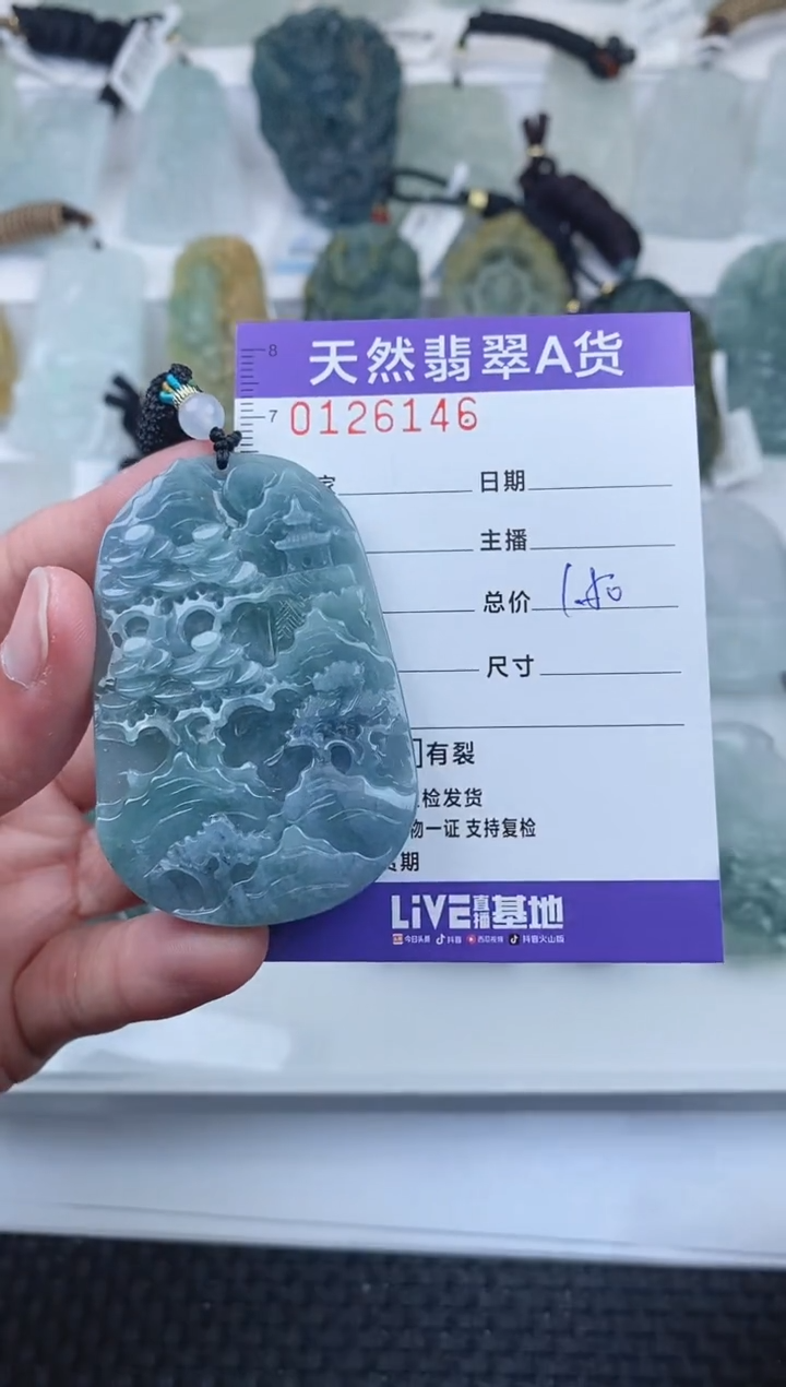 【闪购商品】翡翠颈饰未镶嵌        146