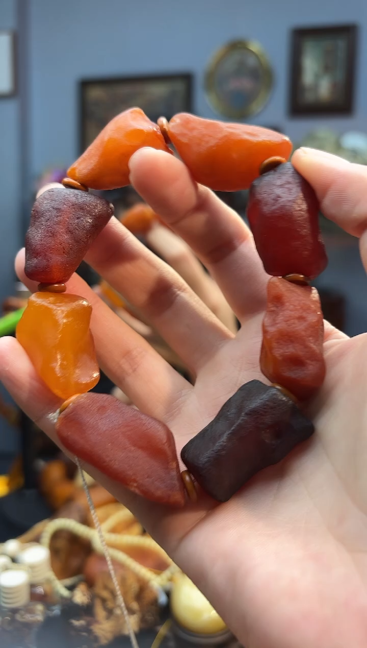 手串琥珀未镶嵌手串