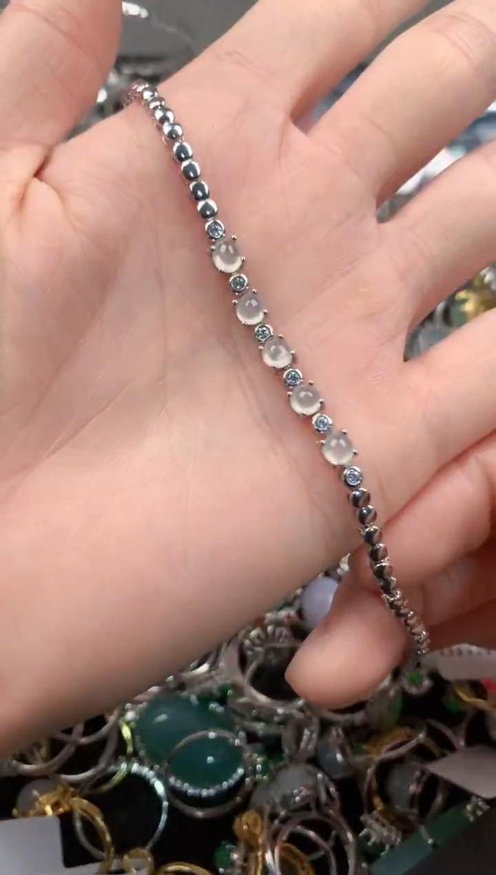 银S925镶嵌戒指翡翠111   3