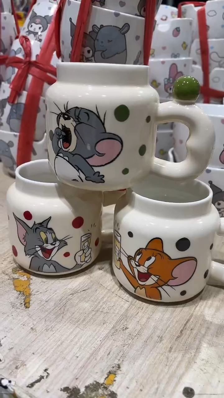 陶瓷手柄款家湖高温陶瓷杯 微瑕