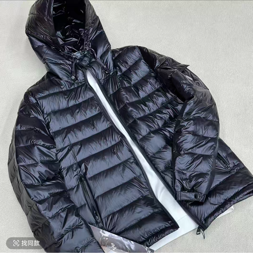 SANFOTO男款冬季休闲时尚连帽轻薄排骨羽绒服J119（卡码拍小）超轻