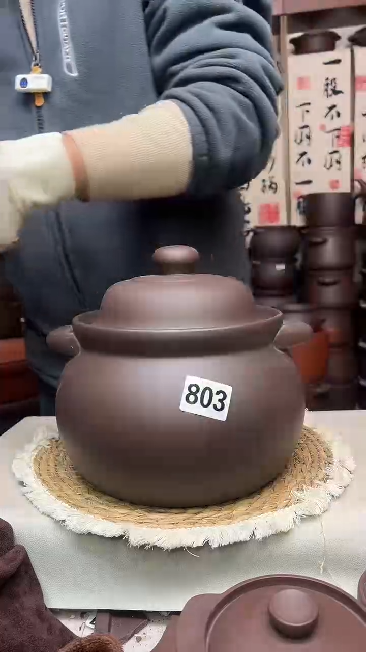 宜兴紫砂无暇5升大肚煲803
