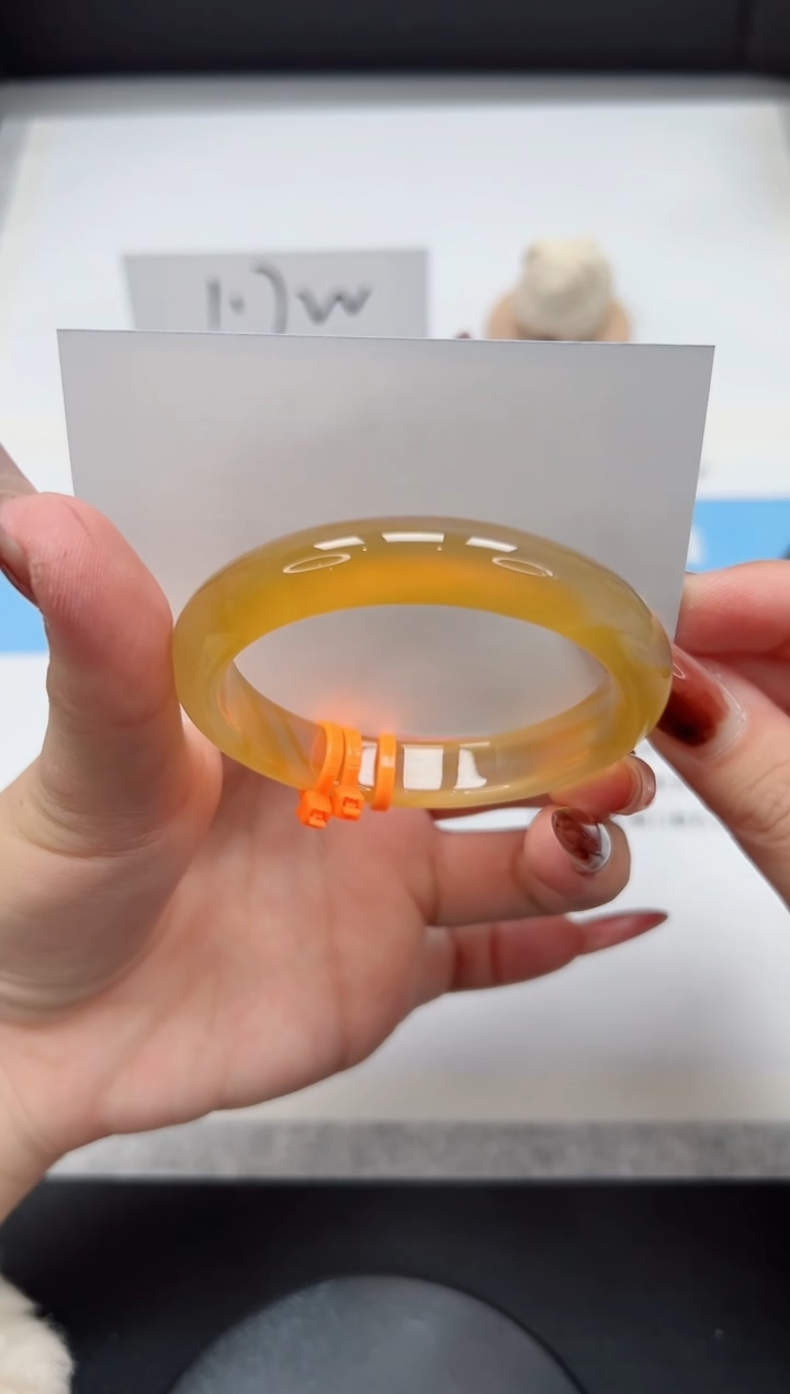 【闪购商品】玛瑙/玉髓手镯未镶嵌50/香槟52.8