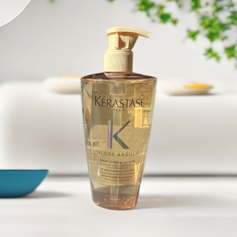 卡诗釉光玫瑰洗发水500ML净油补水抗毛躁柔顺蓬松