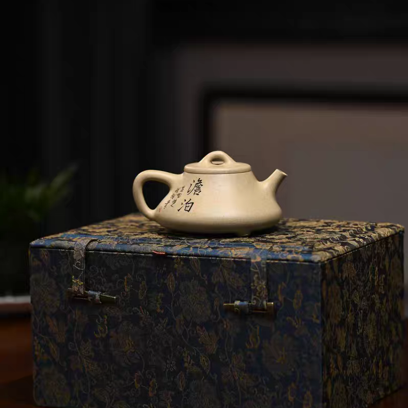 纯手工宜兴紫砂壶石瓢砂手制