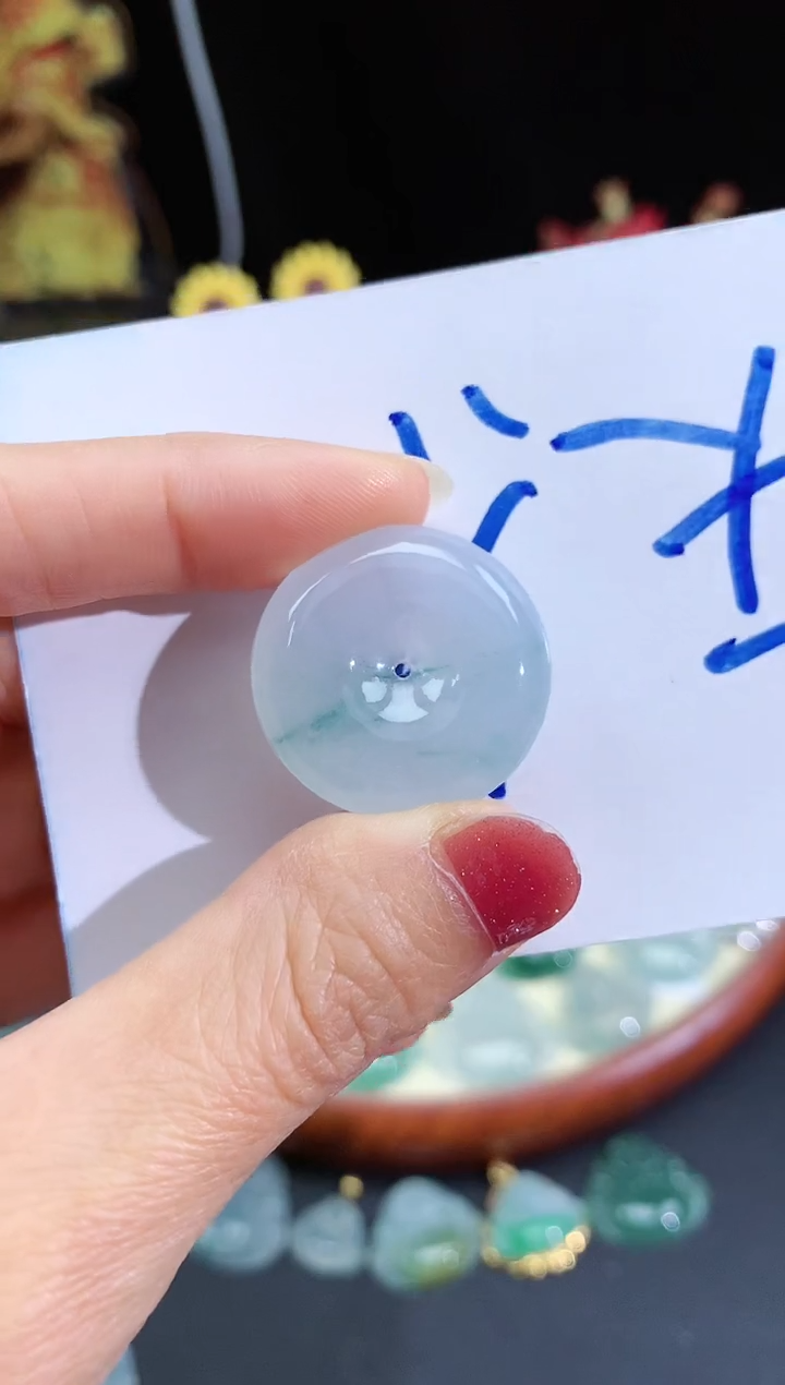 【闪购商品】翡翠颈饰未镶嵌平安扣