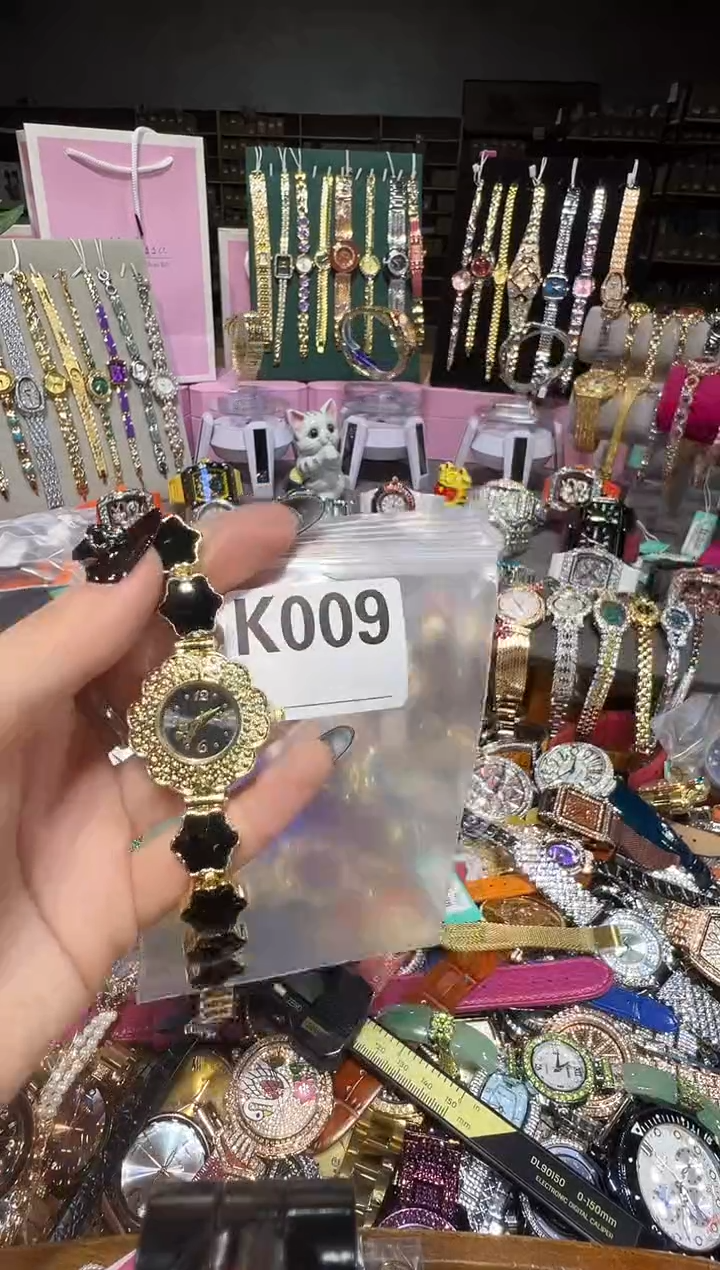 石英机芯不锈钢不锈钢直播定闪专用