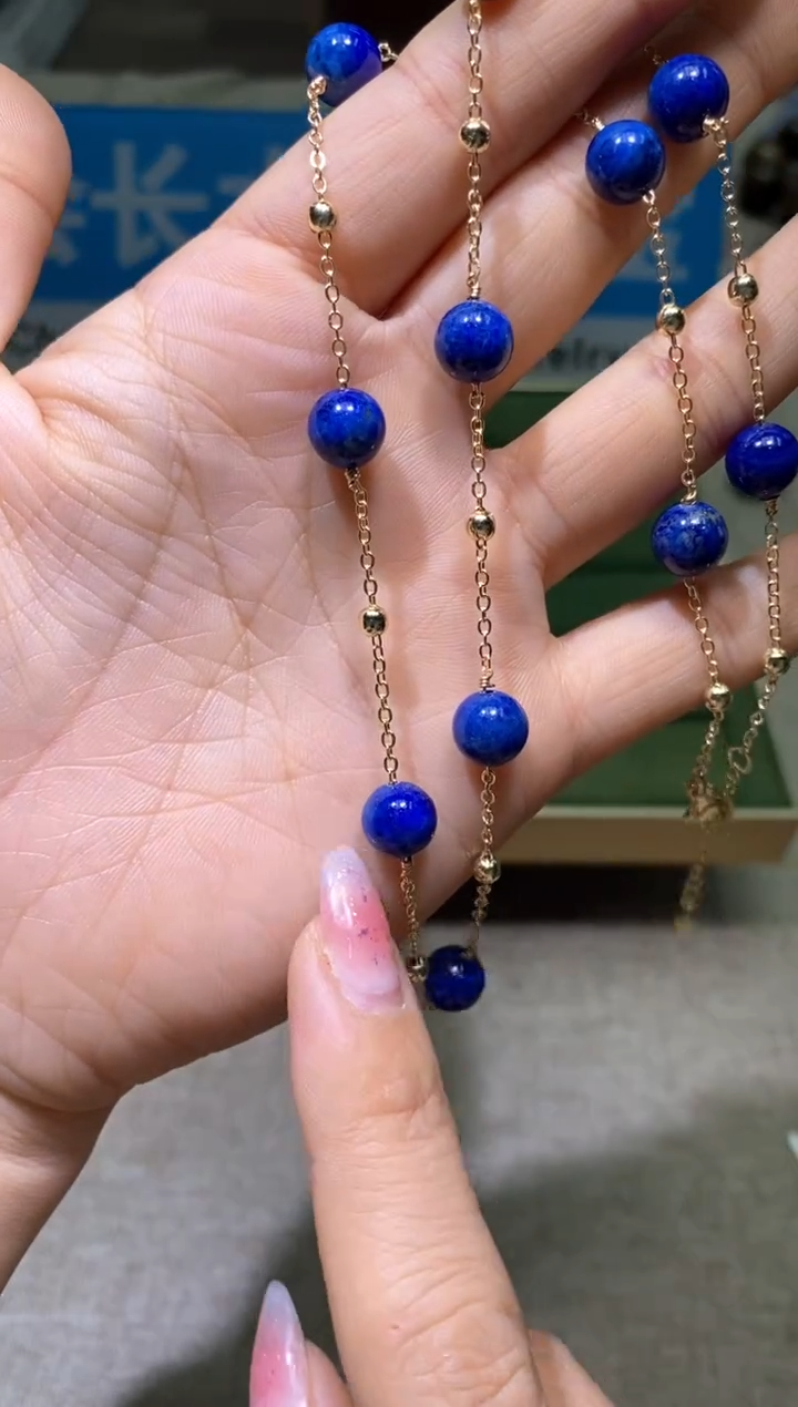 【闪购商品】青金石颈饰未镶嵌多样性发一件276