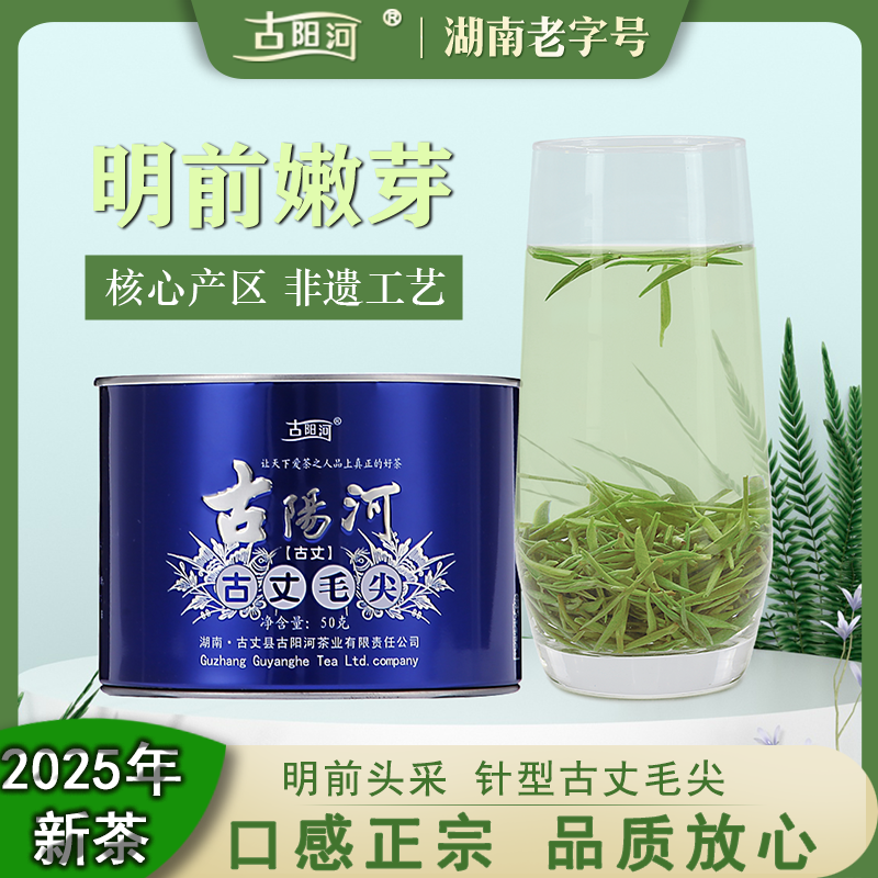 明前古丈毛尖2025年新茶绿茶栗香原产地品牌好茶送礼口感正宗
