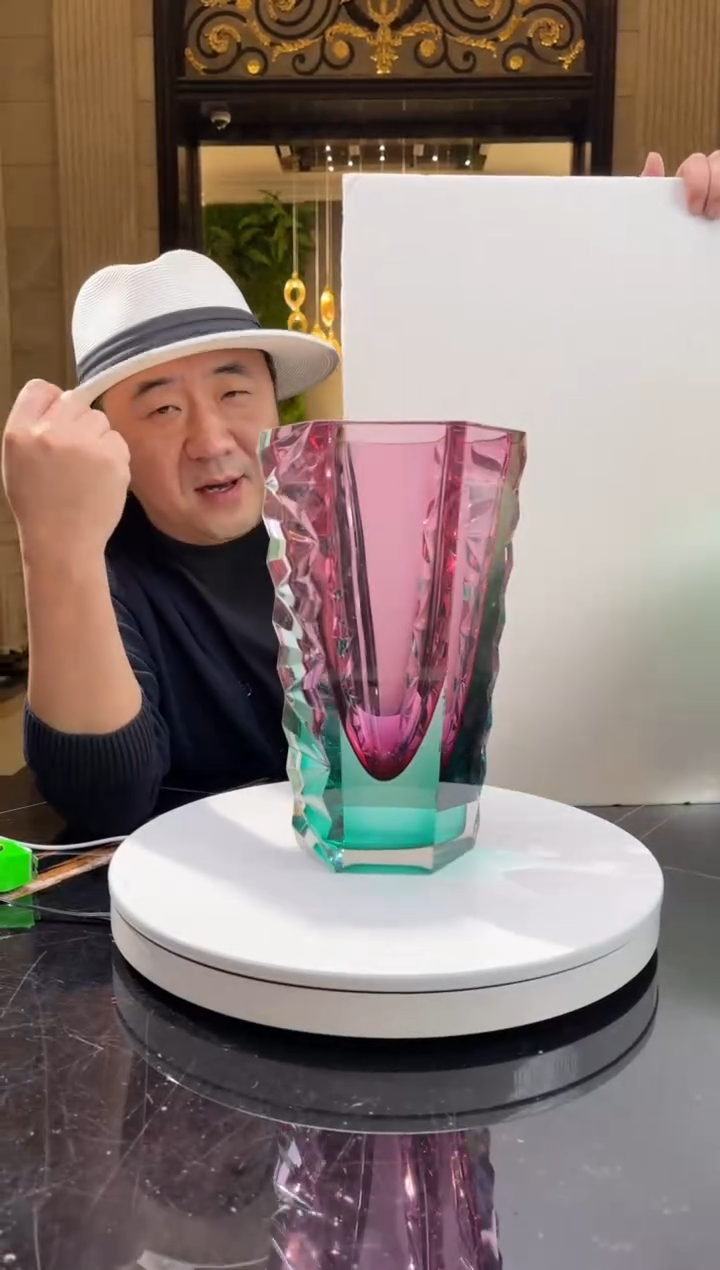 【闪购商品】摆件AJ031501金红湖水绿冰岛火山