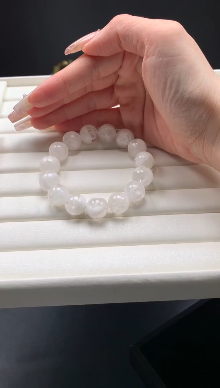 【闪购商品】水晶手链未镶嵌多样性发其一 13mm A94