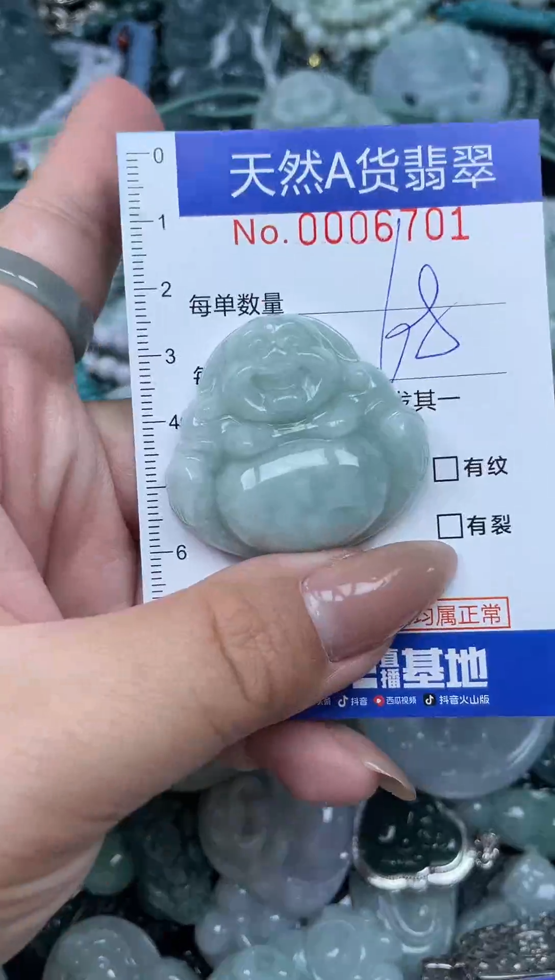 颈饰未镶嵌翡翠天然A货 支持复检