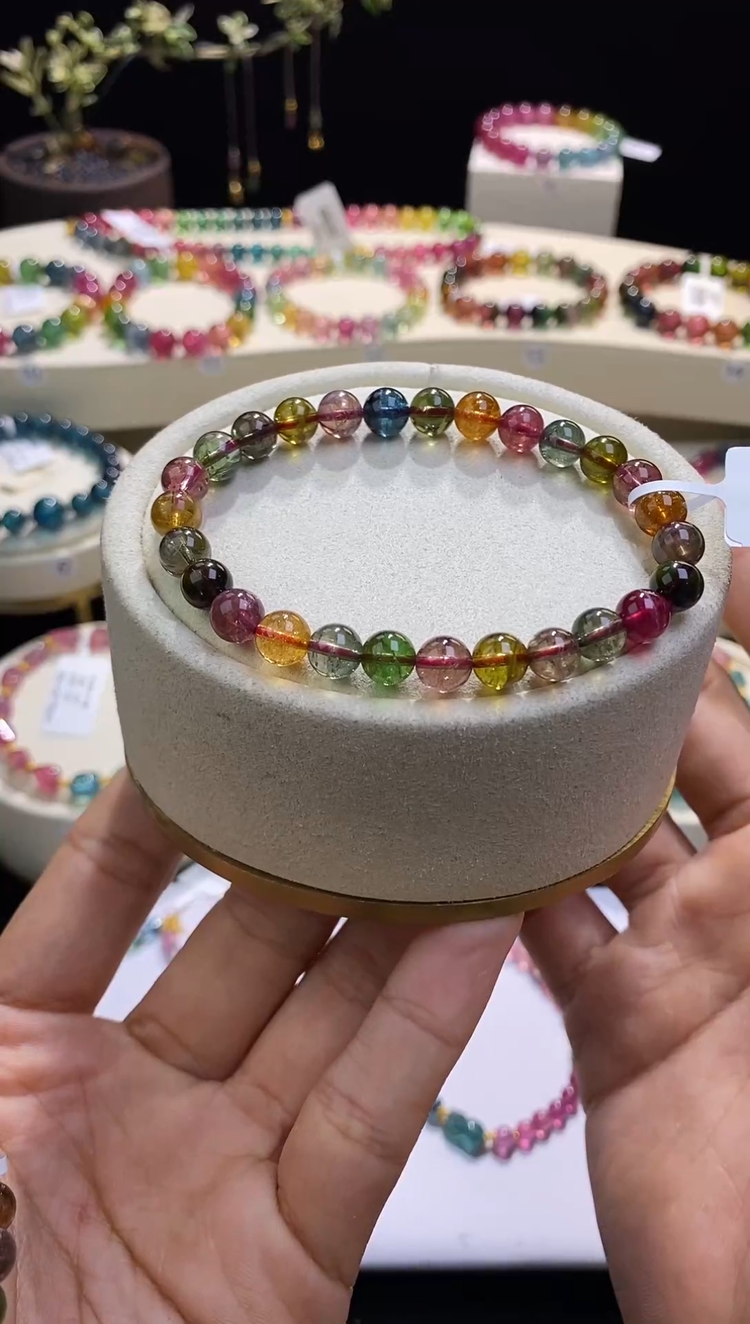 【闪购商品】碧玺手链未镶嵌21号b1004多样性发一