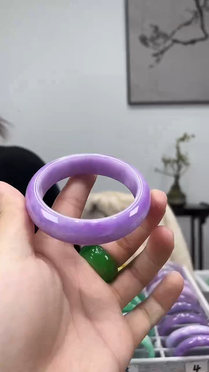 【闪购商品】砖雕s14 紫罗兰轮胎手镯 圈口58