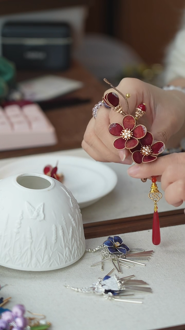 刺绣闪购纯手工非遗国风饰品