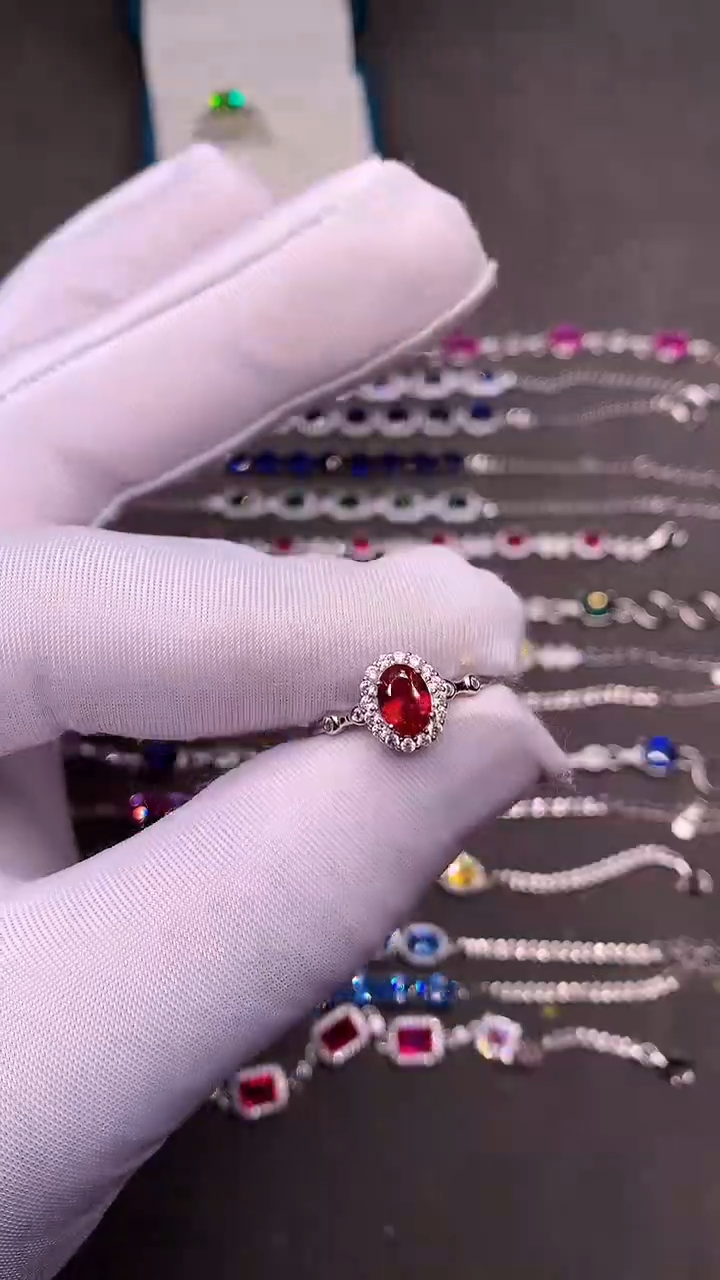 【闪购商品】红宝石戒指银S925镶嵌.......