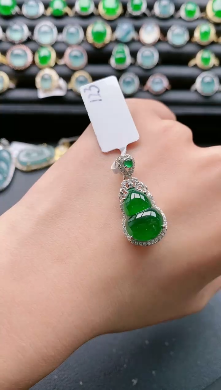 【闪购商品】翡翠戒指银S925镶嵌11111