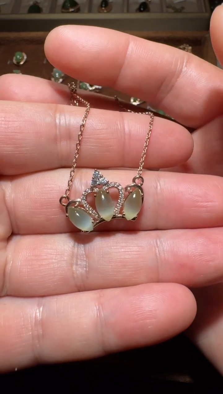 【闪购商品】和田玉挂件银S925镶嵌和田玉