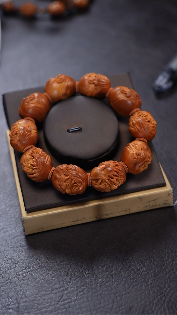 手串/手链橄榄核瑞*八万核雕文玩作品