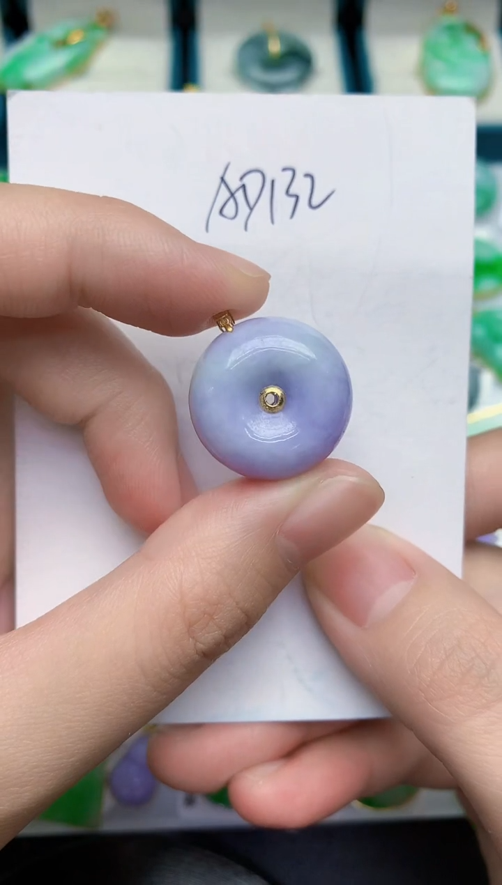 【闪购商品】翡翠颈饰18K金镶嵌000000000