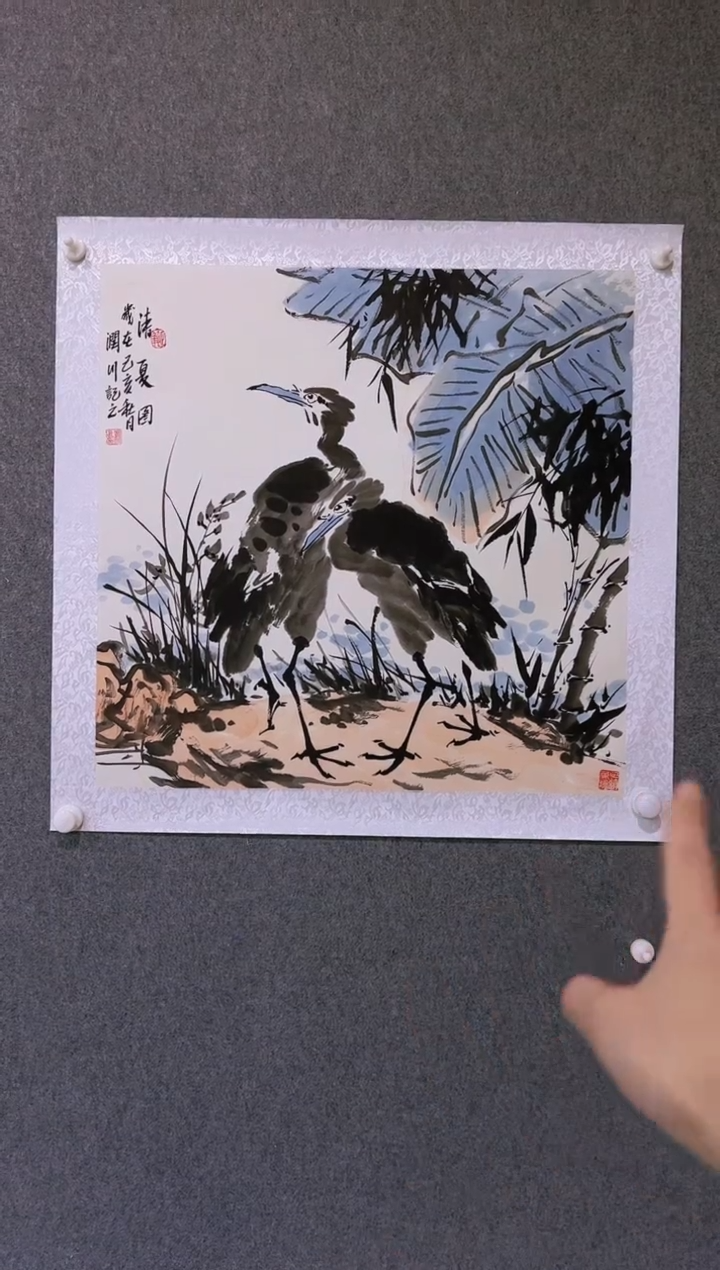 【闪购商品】绘画贺润川-4平尺-国画作品 红
