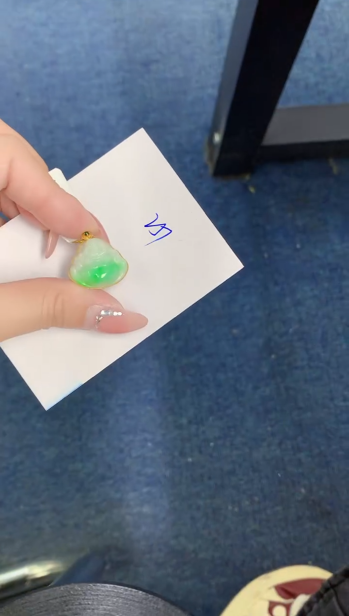 【闪购商品】翡翠颈饰18K金镶嵌000000000