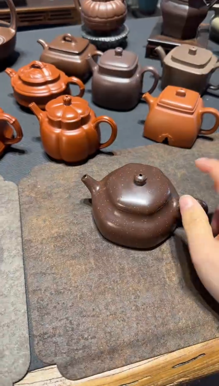 【闪购商品】紫砂茶壶六方静乐 铺砂