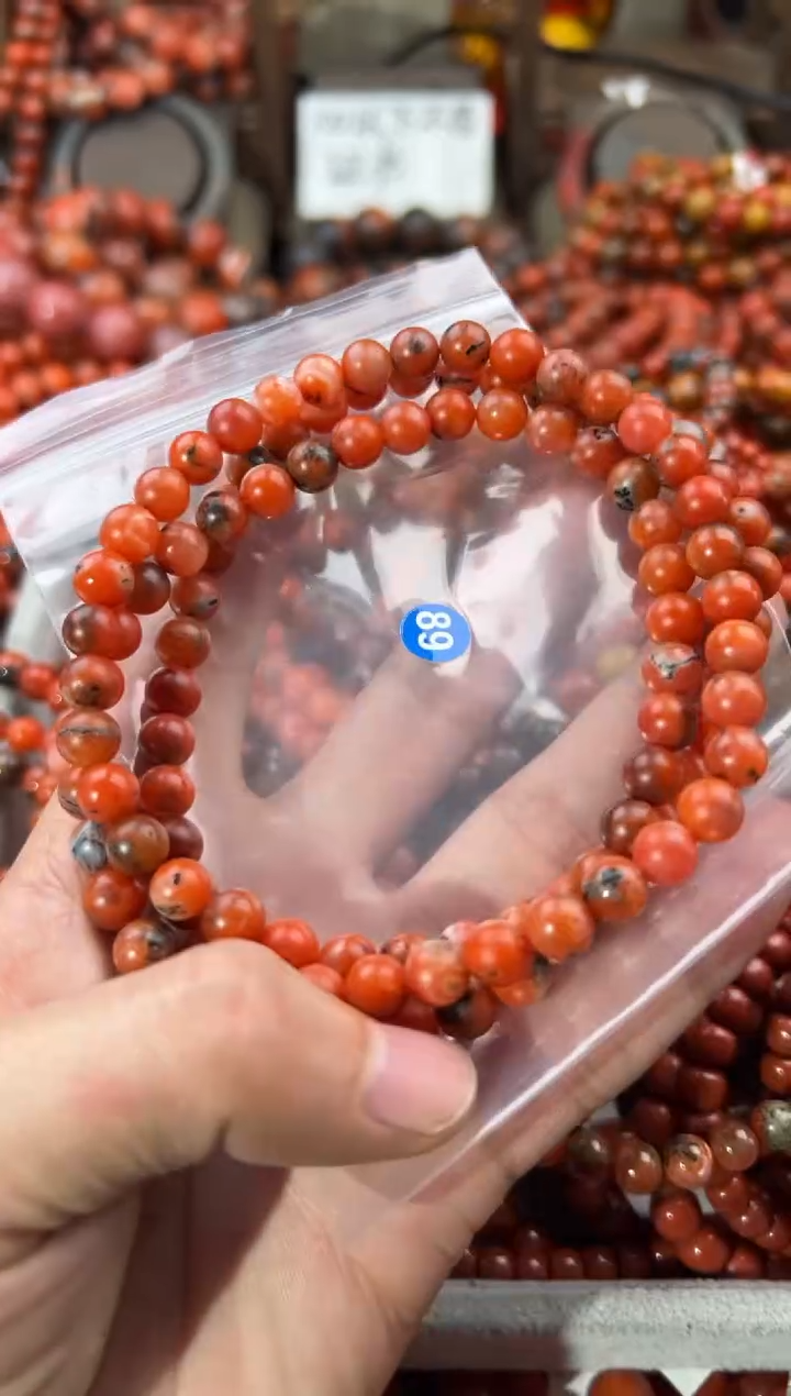 未镶嵌手串南红玛瑙1