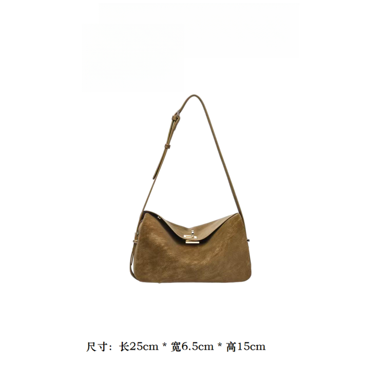 【Tian Yi渠道货】秋冬款轻奢时尚百搭手提斜挎包HZ251216Q-深卡其