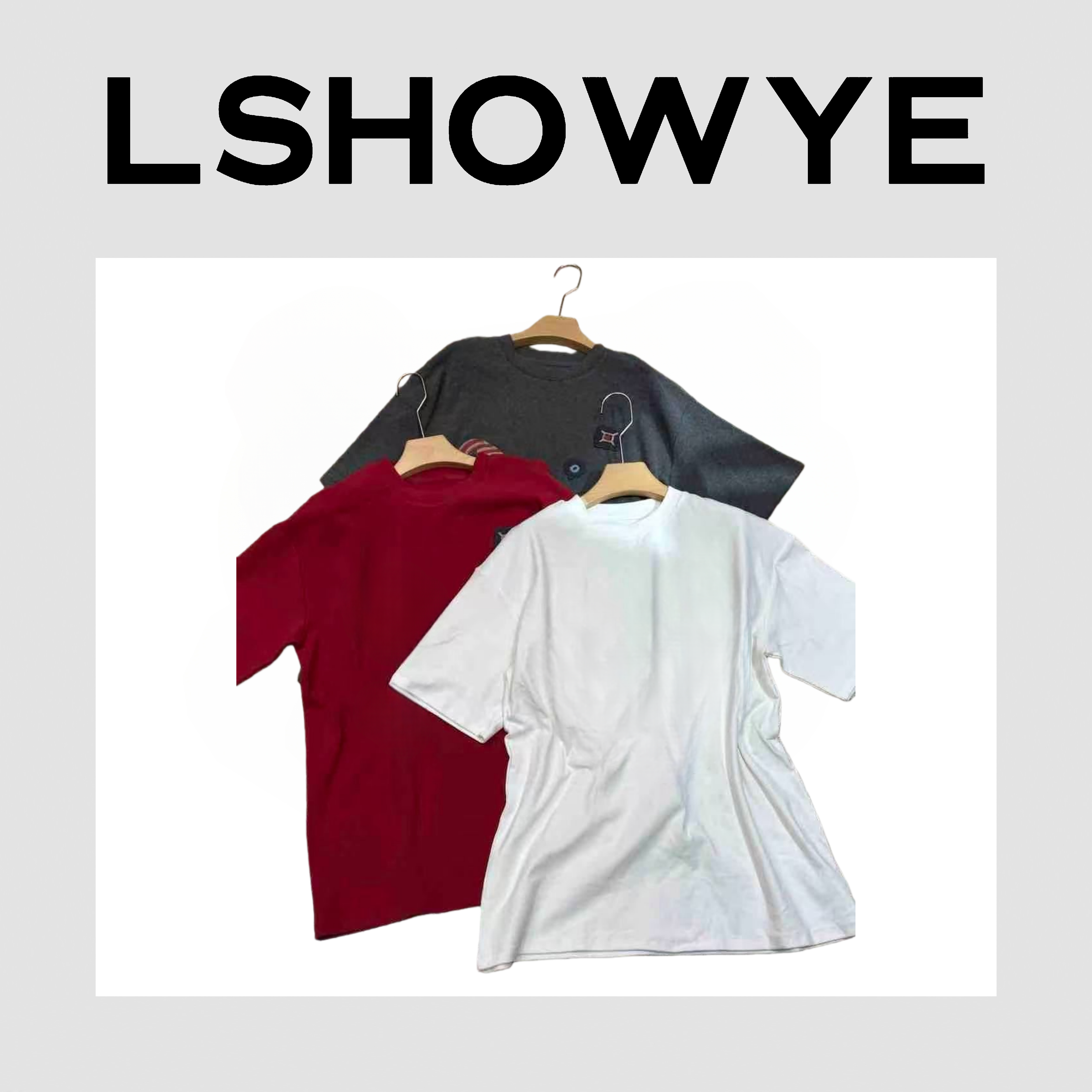 LSHOWYE｜立体刺绣发财马大T恤8562