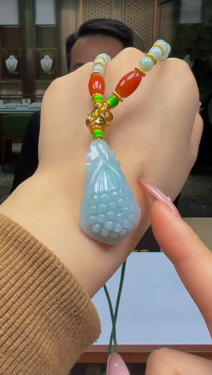 【闪购商品】翡翠颈饰未镶嵌D2025-1-24-4